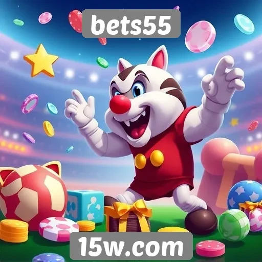 Oferta de jogos disponíveis no bets55